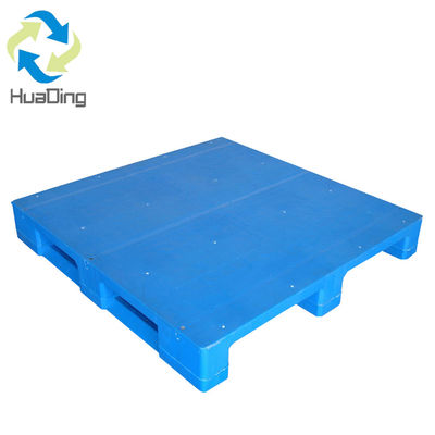 3 Runners Bottom Type HUADING 1212 HDPE Recycled Used Plastic Pallets for Racking