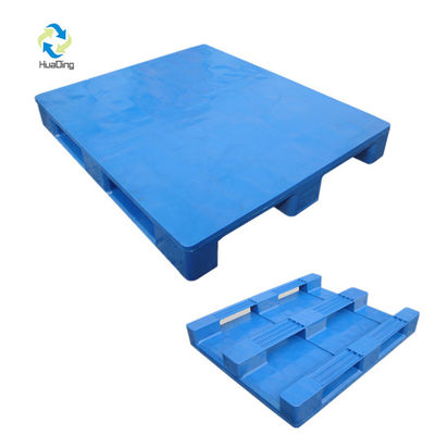 1200*1000mm 3 Skids Runners Single Faced Plastic Pallet for Other Racking System 1T