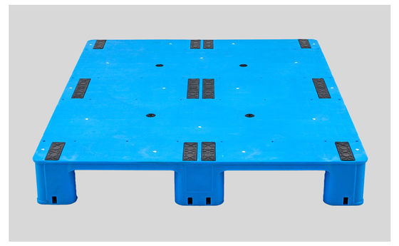 1200*1000mm 3 Skids Runners Single Faced Plastic Pallet for Other Racking System 1T