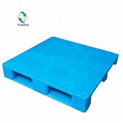 4-Way Entry HUADING 3-Runners Closed Deck 1000*1000mm Plastic Pallet with Steel Static Load 6T