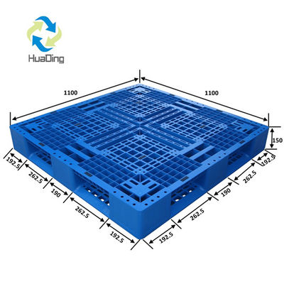 Recyclable Plastic Pallet in Blue Black Grey and Other Colours with 1Ton Dynamic Load