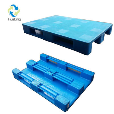 HUADING Single Face Closed Deck Plastic Pallet Industrial Packaging for 4-Way Entry