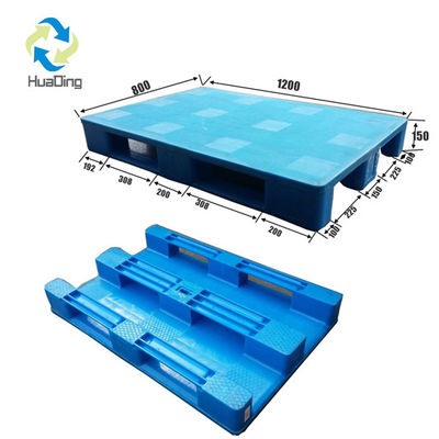 HUADING Single Face Closed Deck Plastic Pallet Industrial Packaging for 4-Way Entry