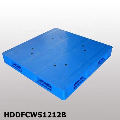 Blue HUADING 1200*1200 Double Closed Deck Plastic Pallet with 100% Virgin HDPE Material