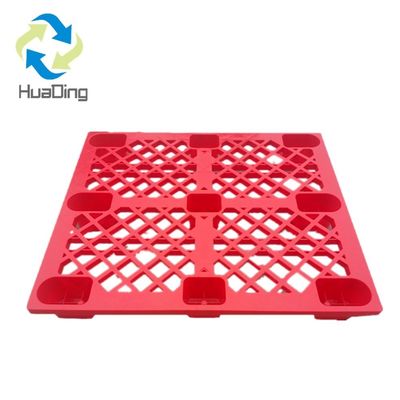 4-Way Entry Euro Type Single Faced Plastic Pallet without Recycling for One Way