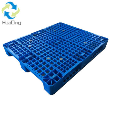 -Made HUADING Heavy-Duty Single-Faced Forklift Plastic Pallet for Racking 4-Way Entry