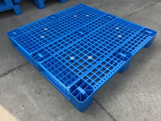-Made HUADING Heavy-Duty Single-Faced Forklift Plastic Pallet for Racking 4-Way Entry