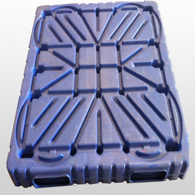 HUADING Single-Faced Euro Pallet Blow Molding Plastic 4-Way Entry Type Dynamic Load 1.5T