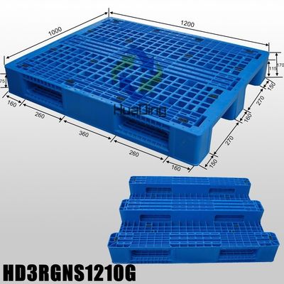 4-Way Plastic Pallet for Easy Transportation Logistics and Warehouse Organization
