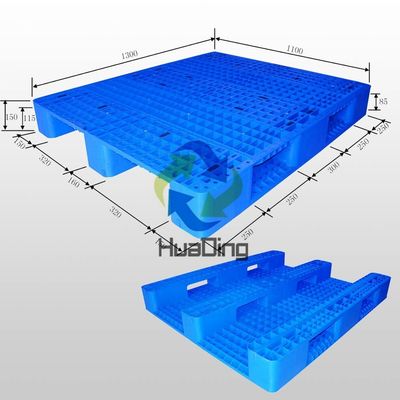 4-Way Plastic Pallet for Easy Transportation Logistics and Warehouse Organization