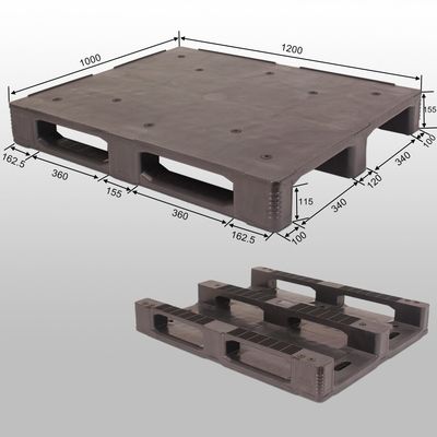 6t Static Load Industrial Plastic Pallet for Single Faced Style Racking Solutions
