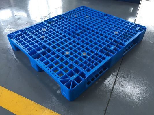 HUADING HDPE Single Face Perforated Plastic Pallet for Warehouse Racking 6T Static Load