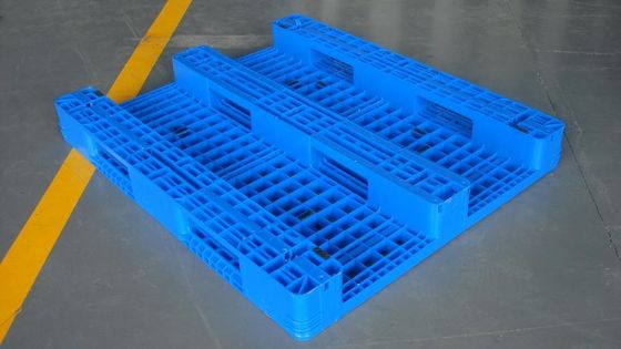 HUADING HDPE Single Face Perforated Plastic Pallet for Warehouse Racking 6T Static Load