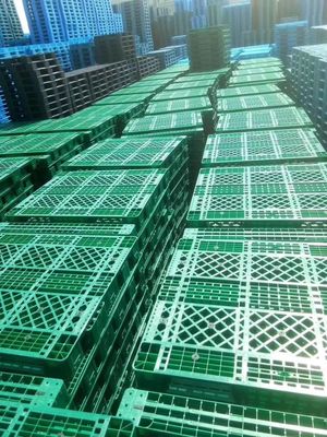 HUADING HDPE Single Face Perforated Plastic Pallet for Warehouse Racking 6T Static Load