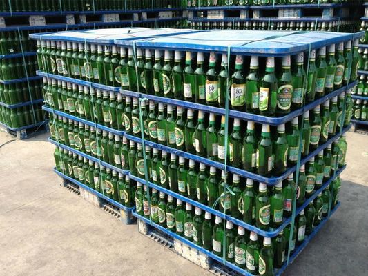 1200*1000*150 mm Customized Durable Racking Plastic Pallet for Beer Bottles and Juice