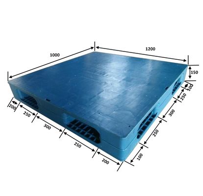 1200*1000*150 mm Custom Plastic Pallet with Cover Racking System 1T Storage Solution