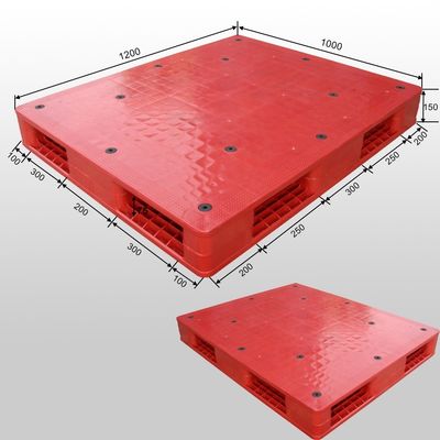 1200*1000*150 mm Custom Plastic Pallet with Cover Racking System 1T Storage Solution
