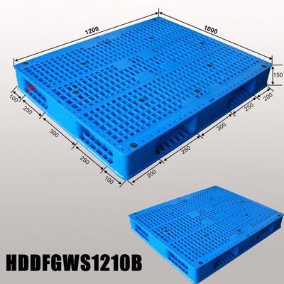 Reusable HDPE Made Double Face Grid Plastic Pallets Dynamic Load 1.5T 4-Way Entry Type