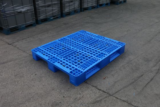 High Capacity 6T Static Load Euro Pallet in Blue HDPE or PP Material for Rack Storage