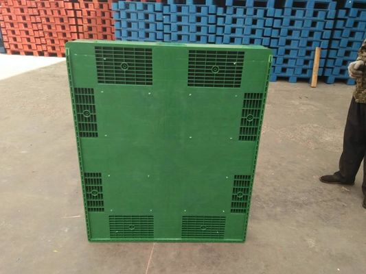Customized 1200*1000 4 Way Entry Plastic Pallet for Beer Bottles and Juice Static Load 6T