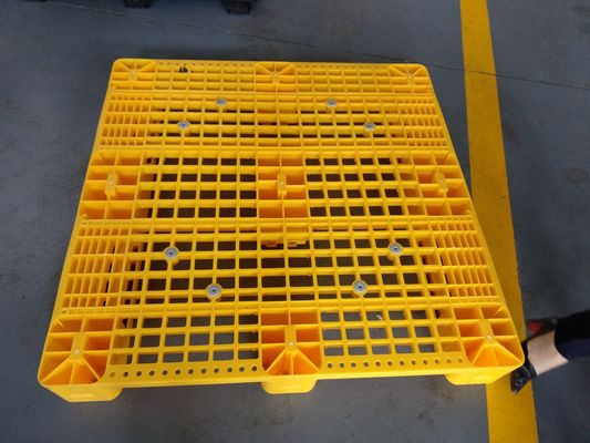 Single Faced Style 1140*1140 Mesh Deck Racking Plastic Pallet for Heavy-Duty Storage