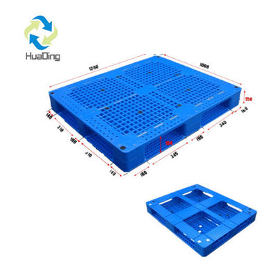 Dependable HUADING HDPE Grid Shape Heavy Duty Plastic Pallet with Antislip Feature