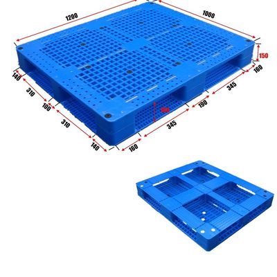 Dependable HUADING HDPE Grid Shape Heavy Duty Plastic Pallet with Antislip Feature