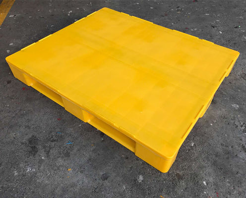 Single Faced Euro HDPE Material Pallet for Medicine and Food Industry Static Load 6 T