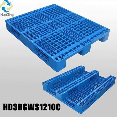 HUADING Grid Single Side Plastic Pallet for Racking Entry Type 4-Way L1200*W1000*H150 mm