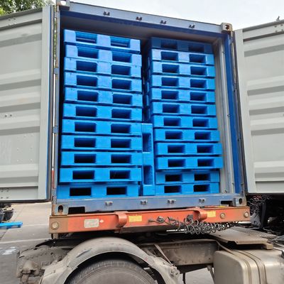 1200*1000 Plastic Pallets for Racking System 1.5T Load Capacity HUADING Anti-Slip