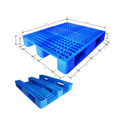 Reusable Heavy Duty Plastic Pallet for Warehouse Storage Static Load 4T Rack Load 0.5T