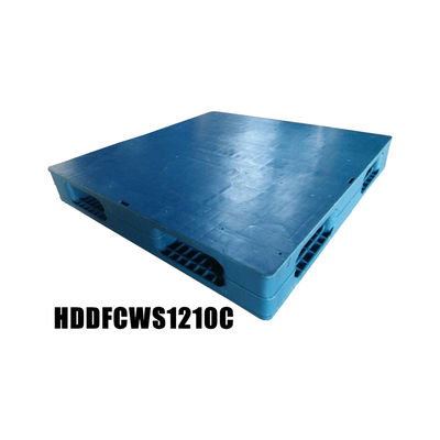 HUADING 1200*1000 Euro Heavy Duty Double Face Plastic Pallet with Sides Entry Type 4-Way