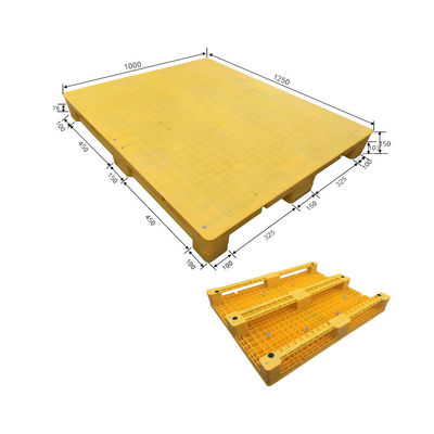 Customized 4-Way Entry Type Plastic Pallet for Heavy Duty Transport 25KG Capacity