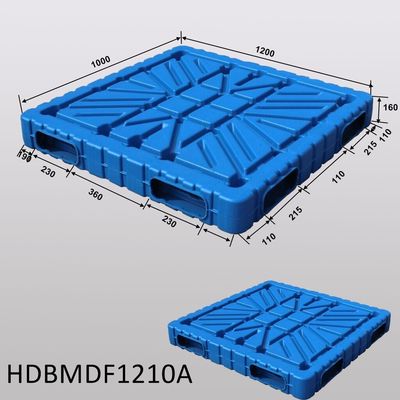 1200*1000 Plastic Pallet with 4-Way Entry Static Load 6Ton Dynamic Load 2T Stackable