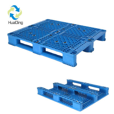 Static Load 6T HUADING Mixed Single Face HDPE Plastic Pallet 1200*1000mm for Industry