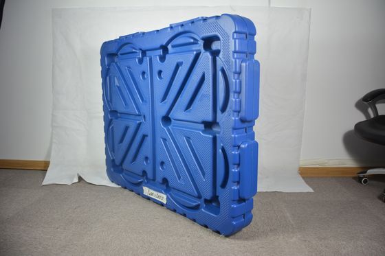 HUADING 21.5kg Heavy Duty Euro Blow Molding Plastic Pallet for Dynamic Load 1.5T Shipping