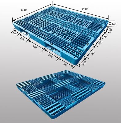 Reusable HDPE Plastic Pallet With 4-Way Entry For Industrial Transport Performance