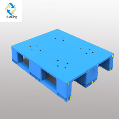 Custom Blue Hard Plastic Pallet with Labeling Options and 6T Static Load by HUADING