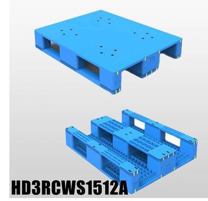 Custom Blue Hard Plastic Pallet with Labeling Options and 6T Static Load by HUADING