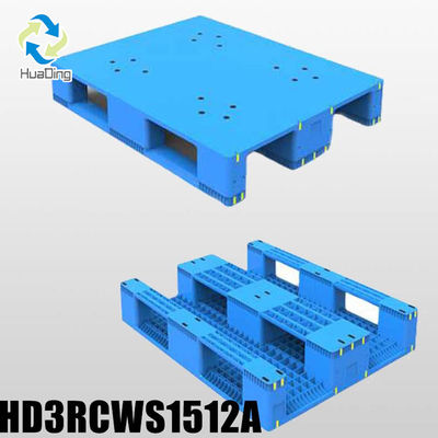 Versatile Double Deck Plastic Pallet with 1.5T Dynamic Load and 4-Way Entry Type