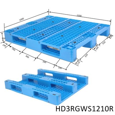 Racking System Essential 1T Heavy Duty Plastic Pallet with High Load Capacity