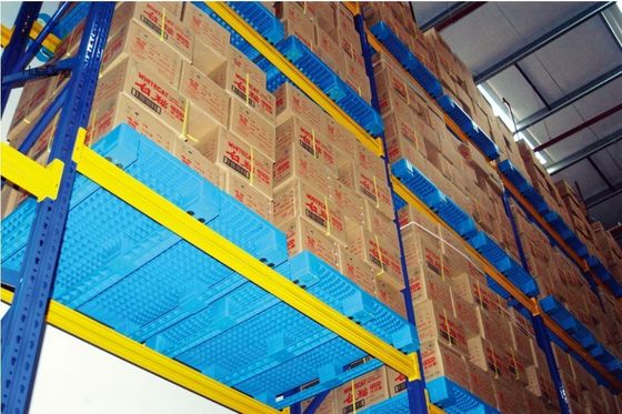 4-Way Entry Type Steel Tube Reinforced Heavy Duty Plastic Pallet for Euro Pallet