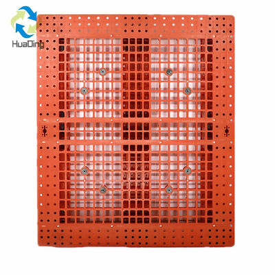 1T Rackable Load HDPE/PP Material Plastic Pallet for HUADING Industry and Euro Pallet