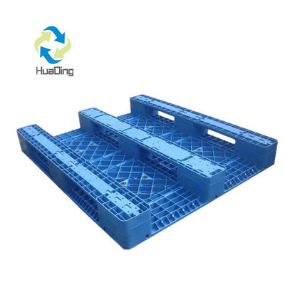Durable HDPE 1300*1100 Large Single Face Plastic Pallet for Heavy Load Transportation