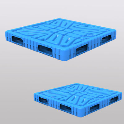 Versatile HUADING 1200*1200mm Heavy Duty Blowing Moulding Plastic Pallet for Rice Bag