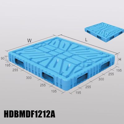 Versatile HUADING 1200*1200mm Heavy Duty Blowing Moulding Plastic Pallet for Rice Bag