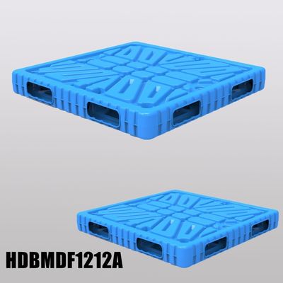 Versatile HUADING 1200*1200mm Heavy Duty Blowing Moulding Plastic Pallet for Rice Bag