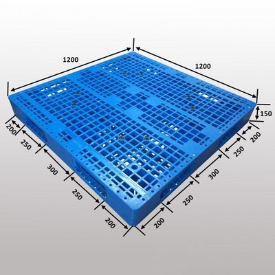 1200*1200 Double and Open Decks Plastic Pallet with 4-Way Entry HDPE/PP Material