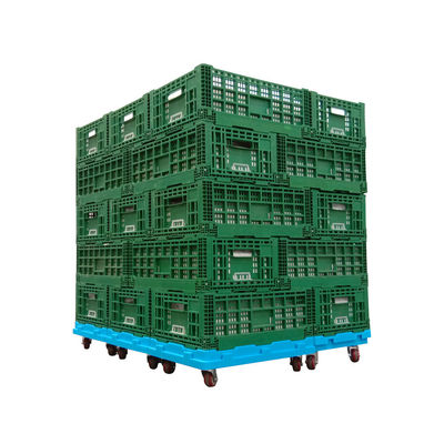 Plastic Crates for Fruits and Vegetables Style Mesh Temperature Resistance -25°C to 60°C