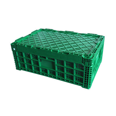 Plastic Crates for Fruits and Vegetables Style Mesh Temperature Resistance -25°C to 60°C